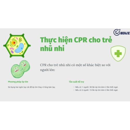 3. Thực hiện CPR cho trẻ nhũ nhi