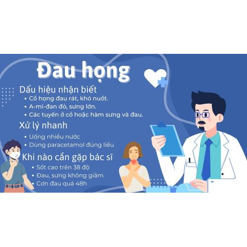 1. Đau Họng: