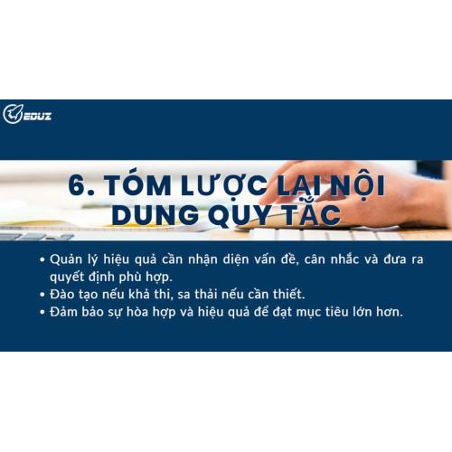 6. Tóm lược lại nội dung quy tắc