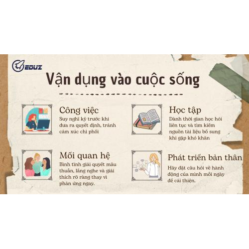 4. Vận dụng vào cuộc sống