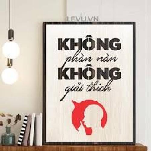 Đừng Bao Giờ Phàn Nàn, Đừng Bao Giờ Giải Thích