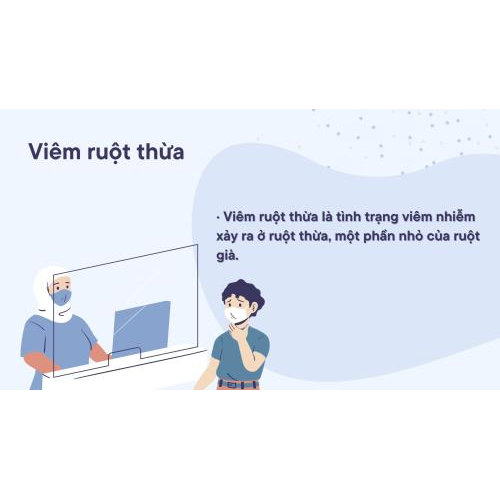 1. Viêm ruột thừa