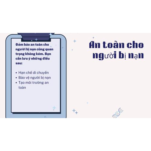 3. An toàn cho người bị nạn