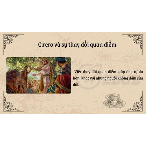 1. Cicero và sự thay đổi quan điểm