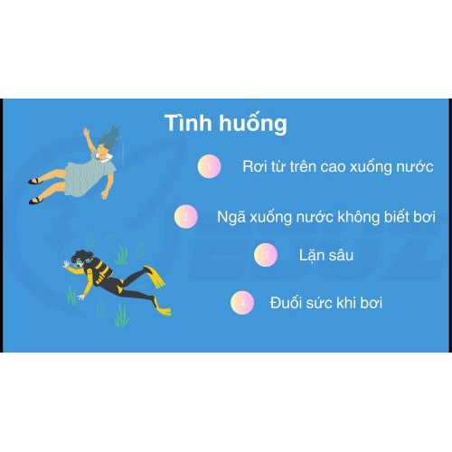 2. Các tình huống đuối nước phổ biến