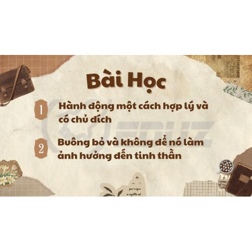 3. Bài học về sự kiểm soát và lựa chọn