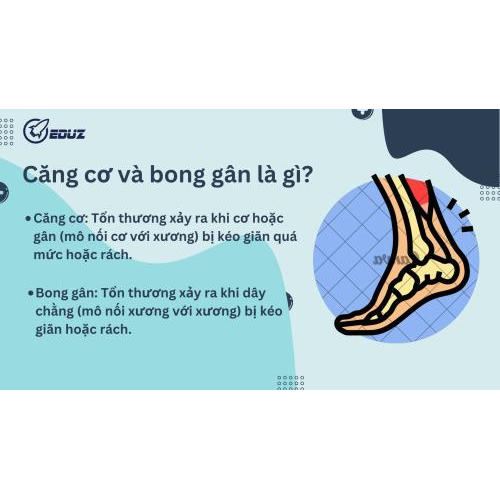 1.Căng cơ và bong gân là gì?