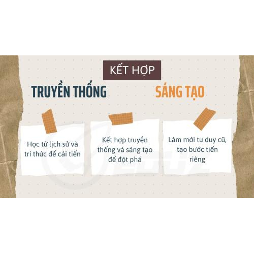 4/ Kết Hợp Giữa Truyền Thống Và Sáng Tạo