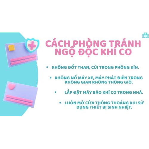 4. Cách phòng tránh ngộ độc khí CO