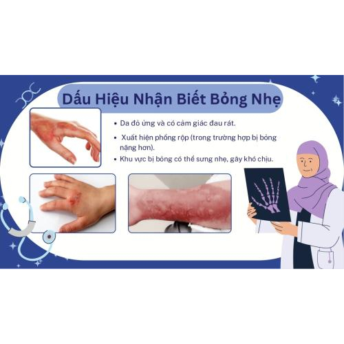 1. Dấu Hiệu Nhận Biết Bỏng Nhẹ