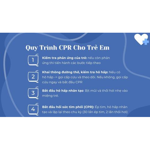 2. Sơ Cấp Cứu và CPR Cho Trẻ Em