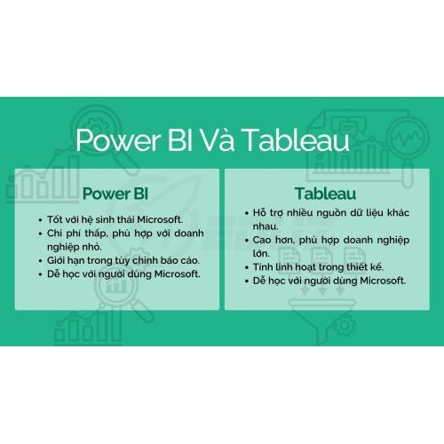 2. So sánh Power BI và Tableau trong phân tích Big Data