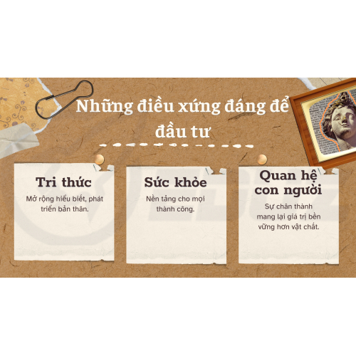 4. Những điều xứng đáng để đầu tư