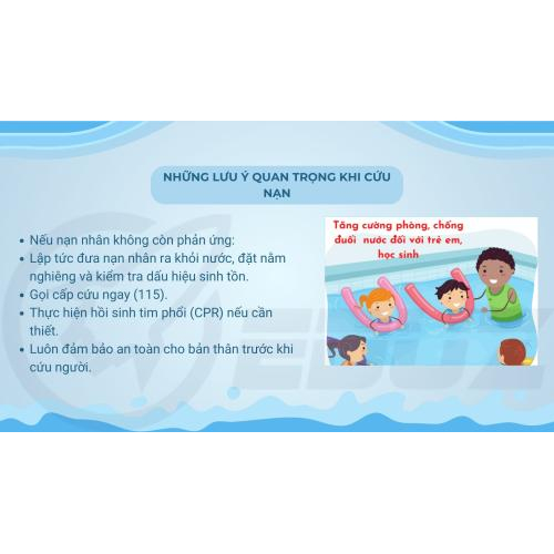 3. Những lưu ý quan trọng khi cứu nạn