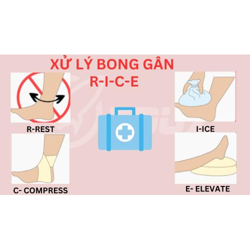 3. Cách xử lý khi bị bong gân