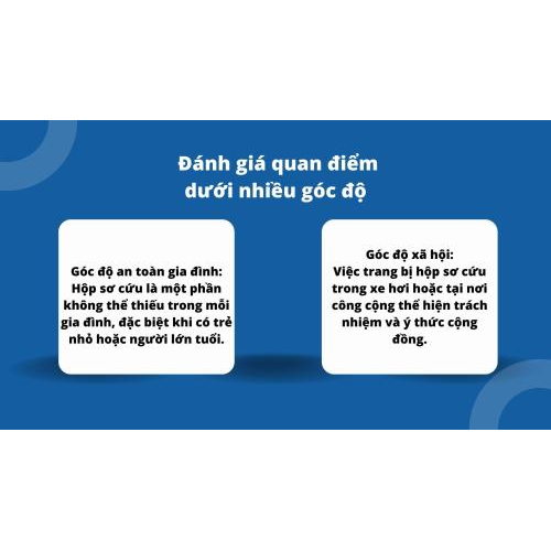 3/ Đánh giá dưới nhiều góc độ