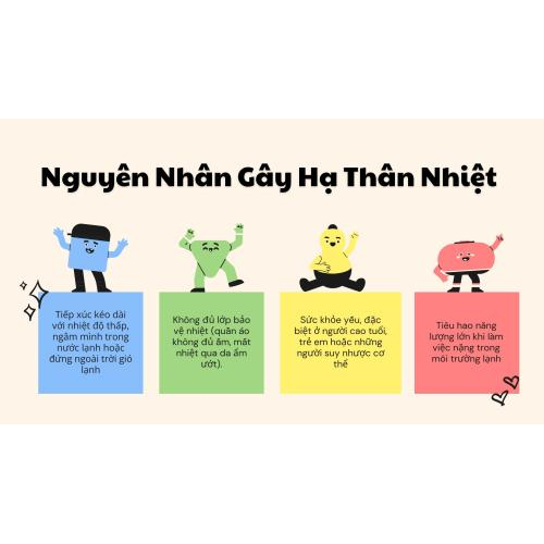 2. Nguyên nhân gây hạ thân nhiệt