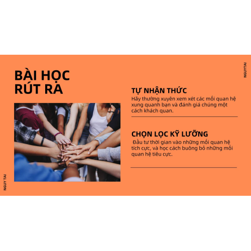 4. Bài học rút ra