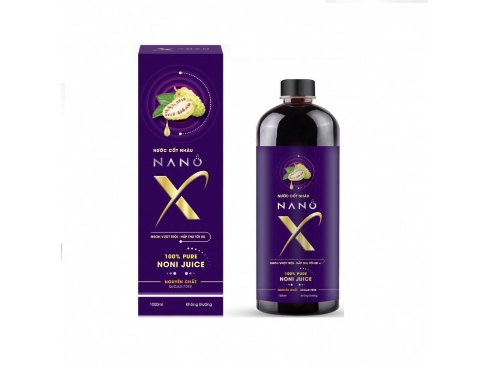 1. Chai 1000ml – Nước Cốt Nhàu NANO X (Có đường)