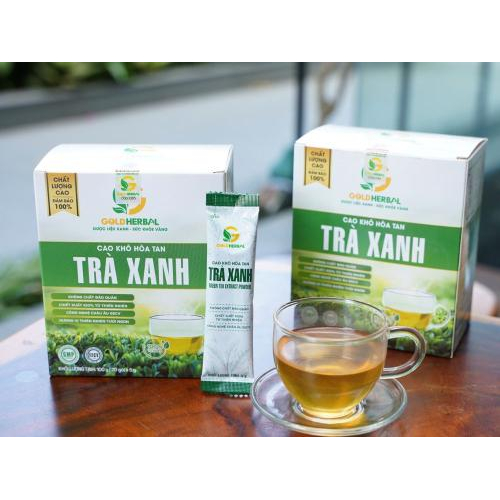 1. Cao khô hòa tan trà xanh