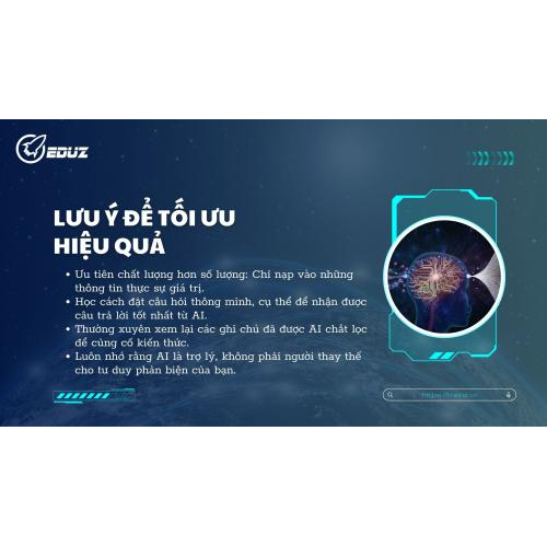 4. Lưu ý để tối ưu hiệu quả