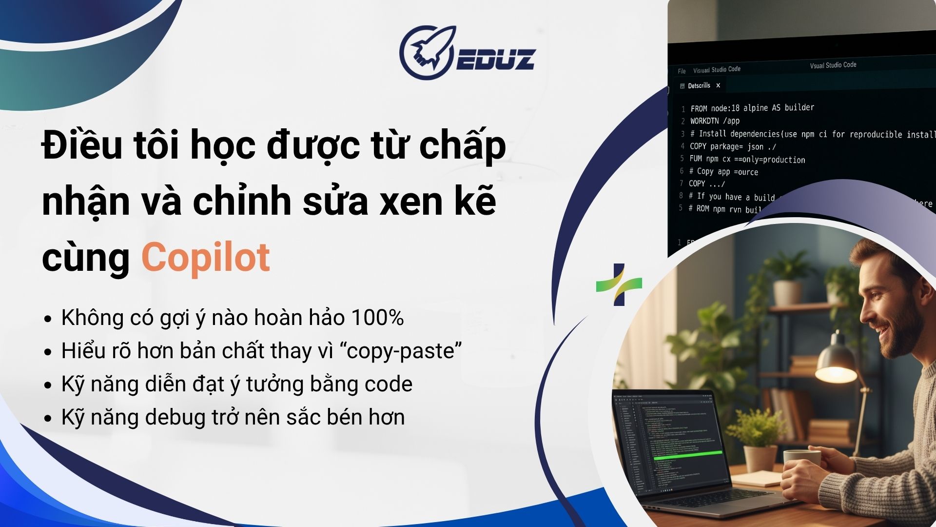 4. Điều tôi học được về kỹ năng code từ việc chấp nhận và chỉnh sửa xen kẽ cùng Copilot