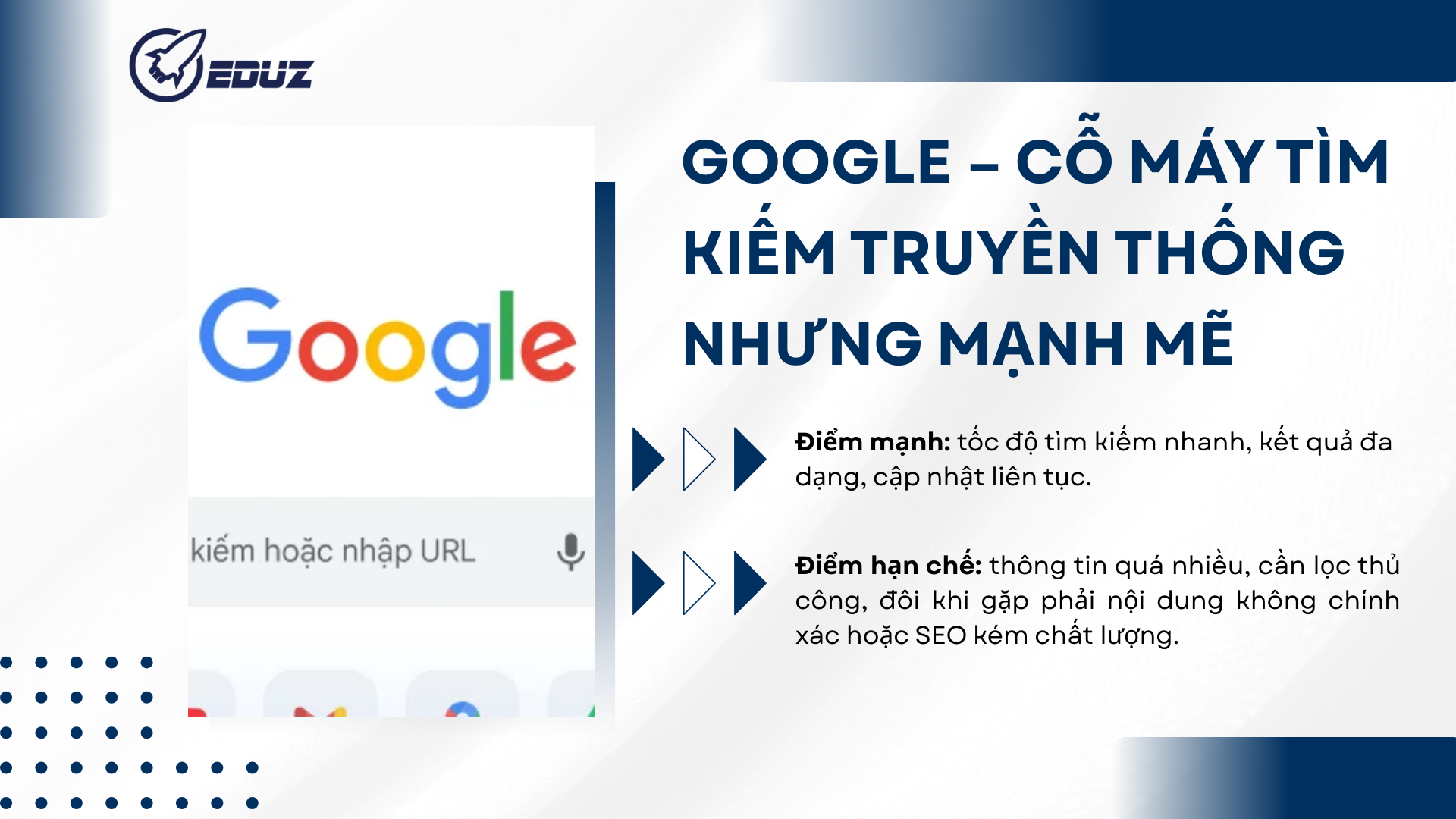 1. Google – Cỗ máy tìm kiếm truyền thống nhưng mạnh mẽ