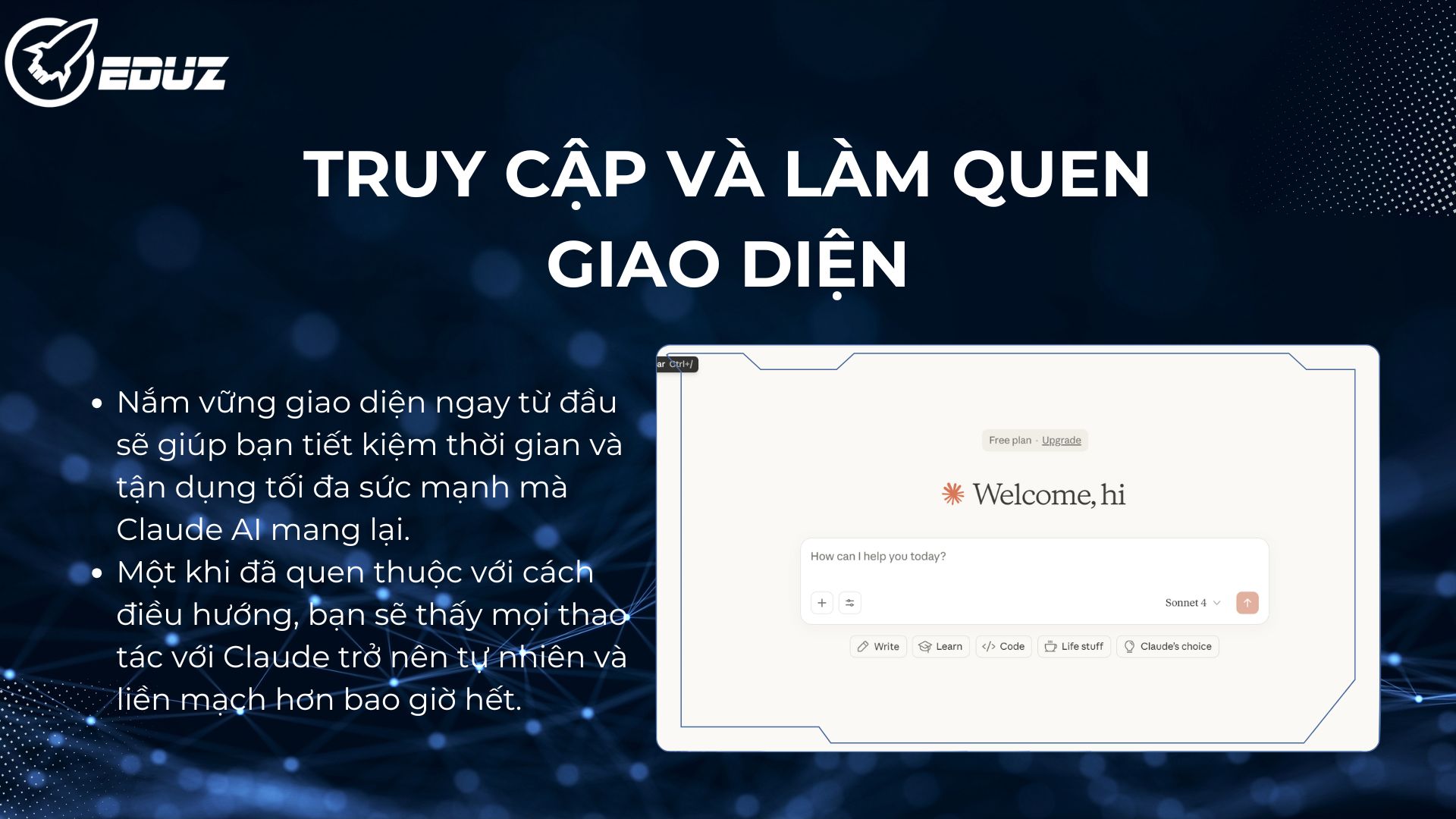 3. Truy cập và làm quen giao diện