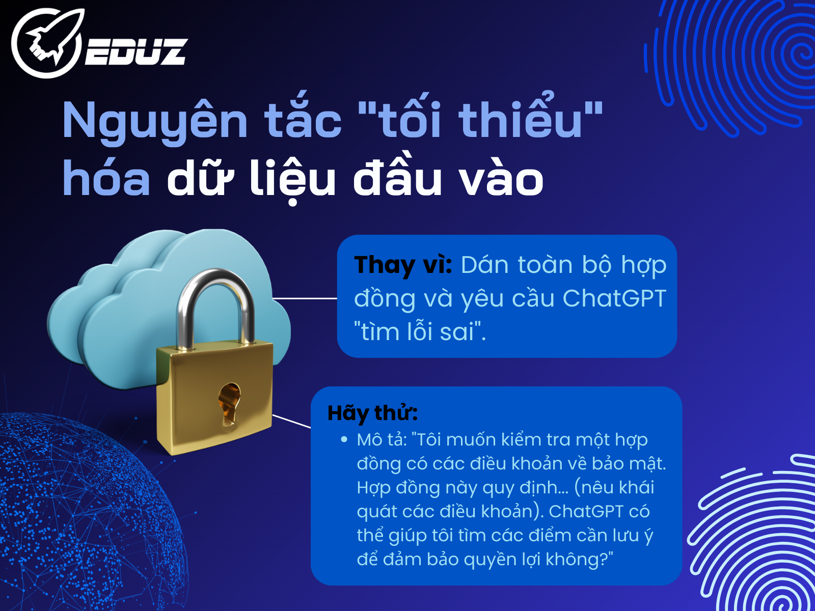 2. Nguyên tắc "tối thiểu" hóa dữ liệu đầu vào