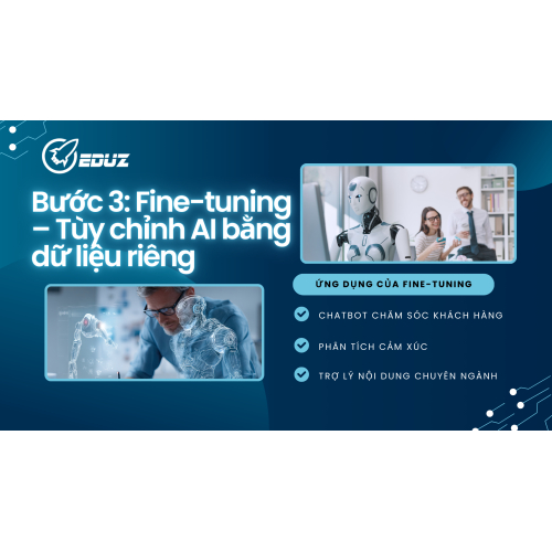 Bước 3: Fine-tuning – Tùy chỉnh AI bằng dữ liệu riêng