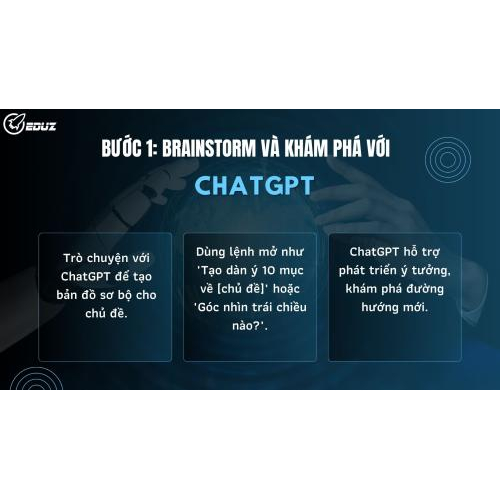 Bước 1: Brainstorm & Khám Phá với ChatGPT
