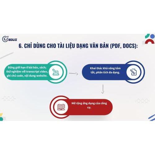 6. Chỉ Dùng Cho Tài Liệu Dạng Văn Bản (PDF, Docs)