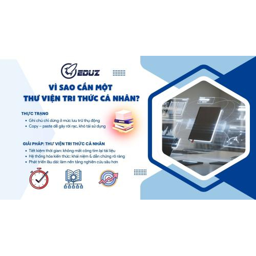 1. Vì sao cần một thư viện tri thức cá nhân?