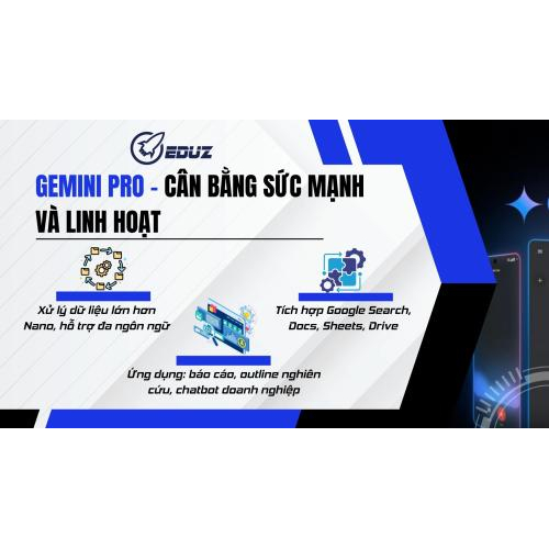 2. Gemini Pro – Cân bằng giữa sức mạnh và tính linh hoạt