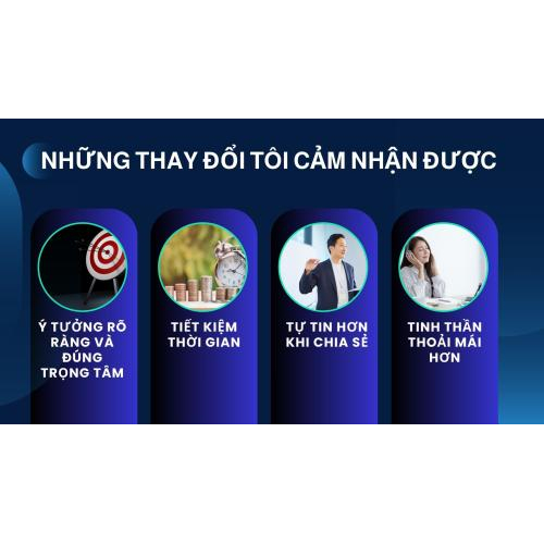 Những thay đổi tôi cảm nhận được