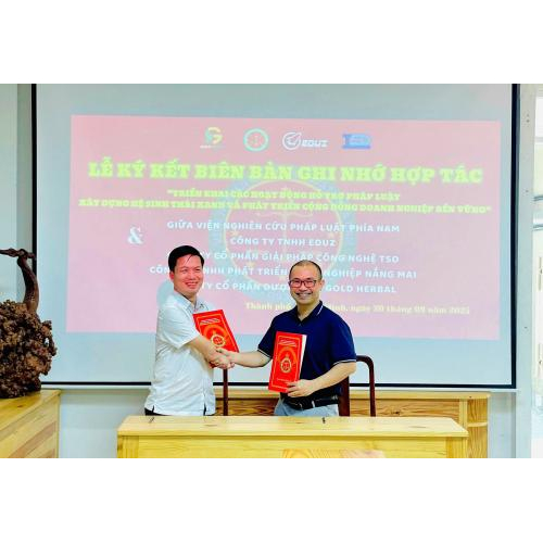 HST Liên minh Và Viện S.LR.I: Chính Thức Ký Kết Hợp Tác Lan Tỏa Giá Trị Bền Vững