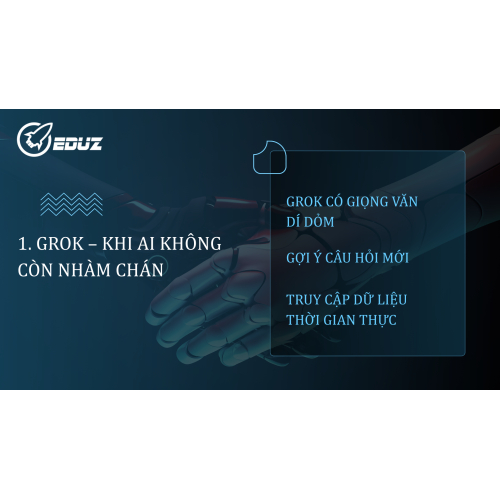 1. Grok – Khi AI không còn nhàm chán