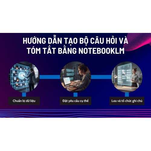 Hướng dẫn tạo bộ câu hỏi và tóm tắt bằng NotebookLM