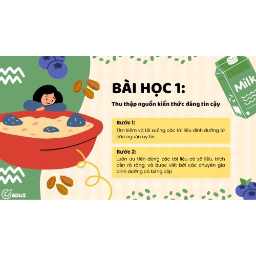 Bài học 1: Thu thập nguồn kiến thức đáng tin cậy