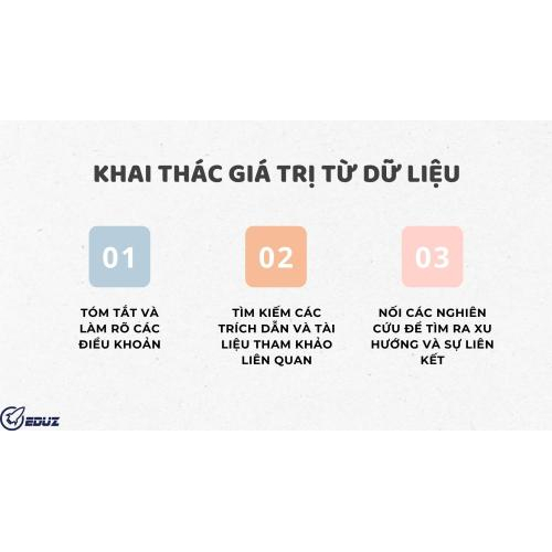 Phân tích nghiên cứu khoa học: Khai thác giá trị từ dữ liệu