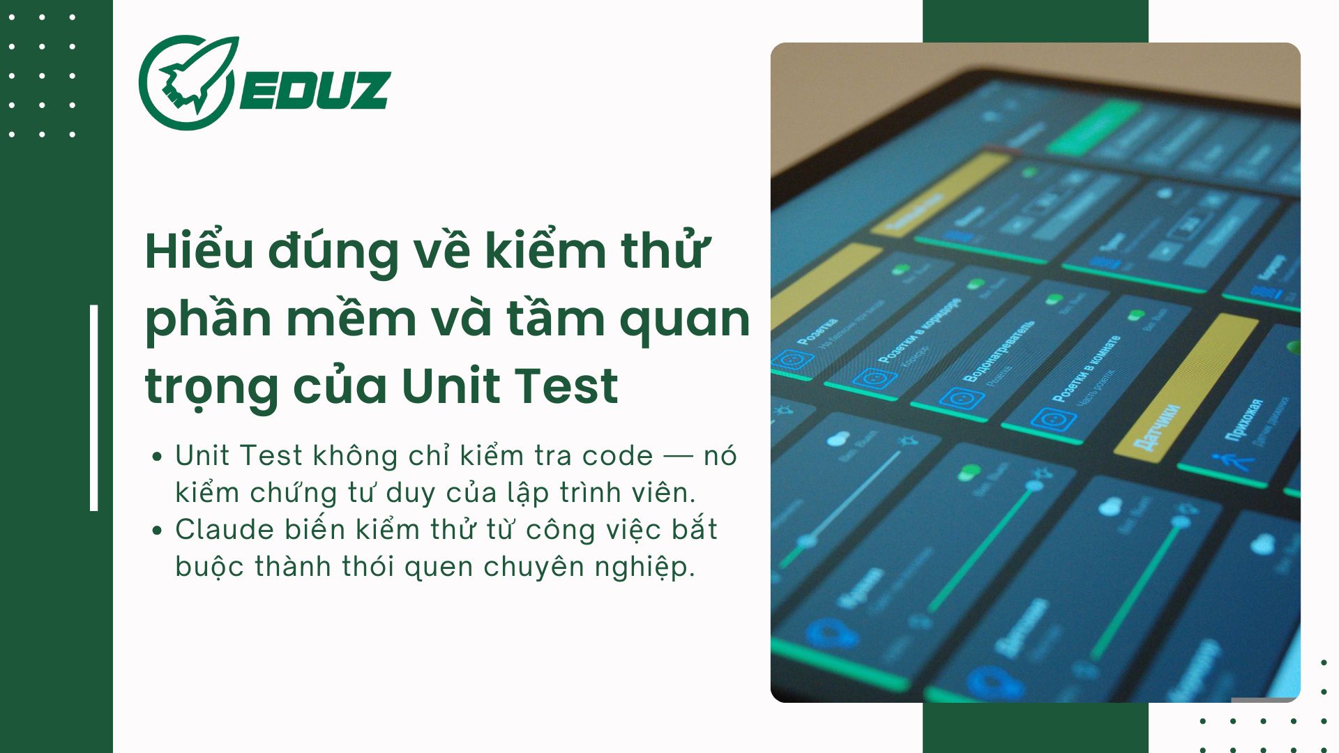 1. Hiểu đúng về kiểm thử phần mềm và tầm quan trọng của Unit Test