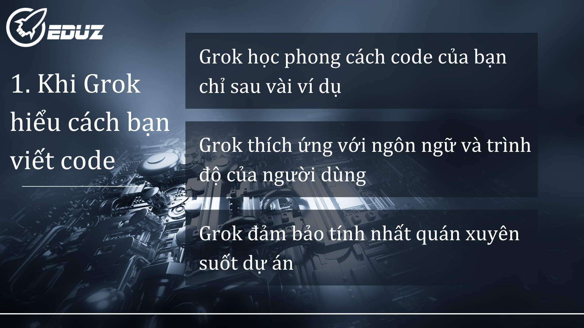 1. Khi Grok hiểu cách bạn viết code
