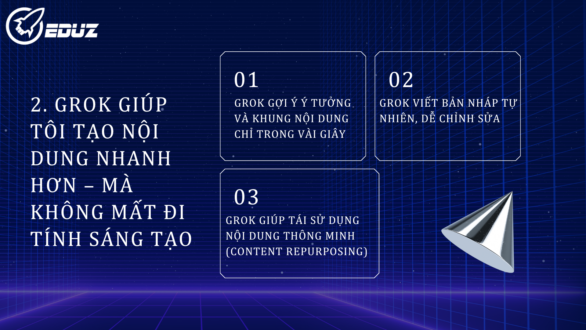2. Grok giúp tôi tạo nội dung nhanh hơn – mà không mất đi tính sáng tạo