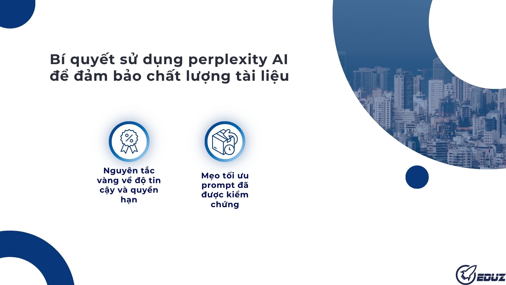 Bí quyết sử dụng perplexity AI để đảm bảo chất lượng tài liệu