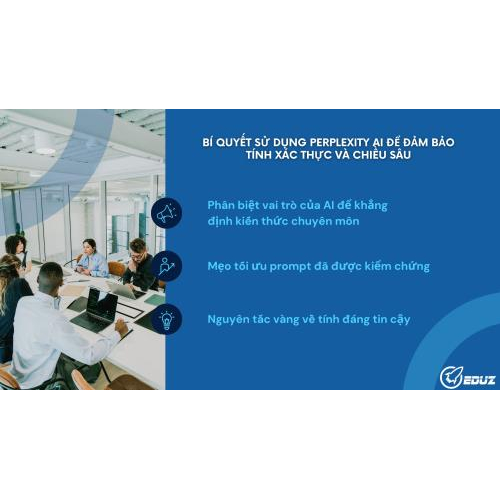 Bí quyết sử dụng perplexity AI để đảm bảo tính xác thực và chiều sâu