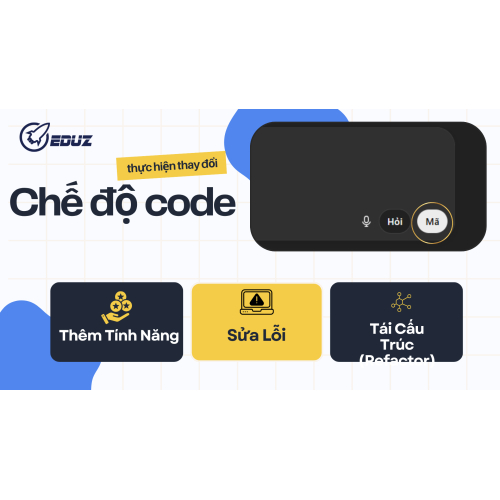 Chế độ "Code" (Thực hiện thay đổi)