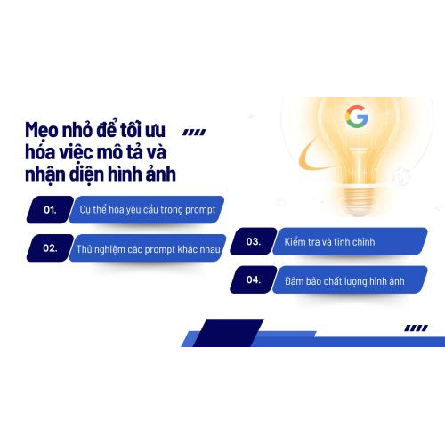Mẹo nhỏ để tối ưu hóa việc mô tả và nhận diện hình ảnh