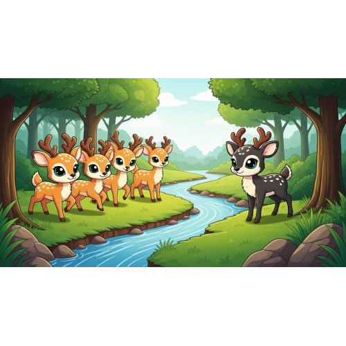 Câu chuyện: Có một bầy hươu