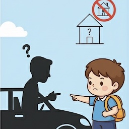 Chúng mình có nên kể cho người lạ biết nhà mình ở đâu, hoặc mình đang đi đâu không? Vì sao?