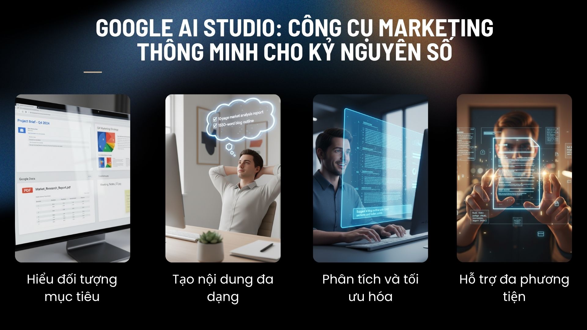 Google AI Studio: Công cụ Marketing thông minh cho kỷ nguyên số